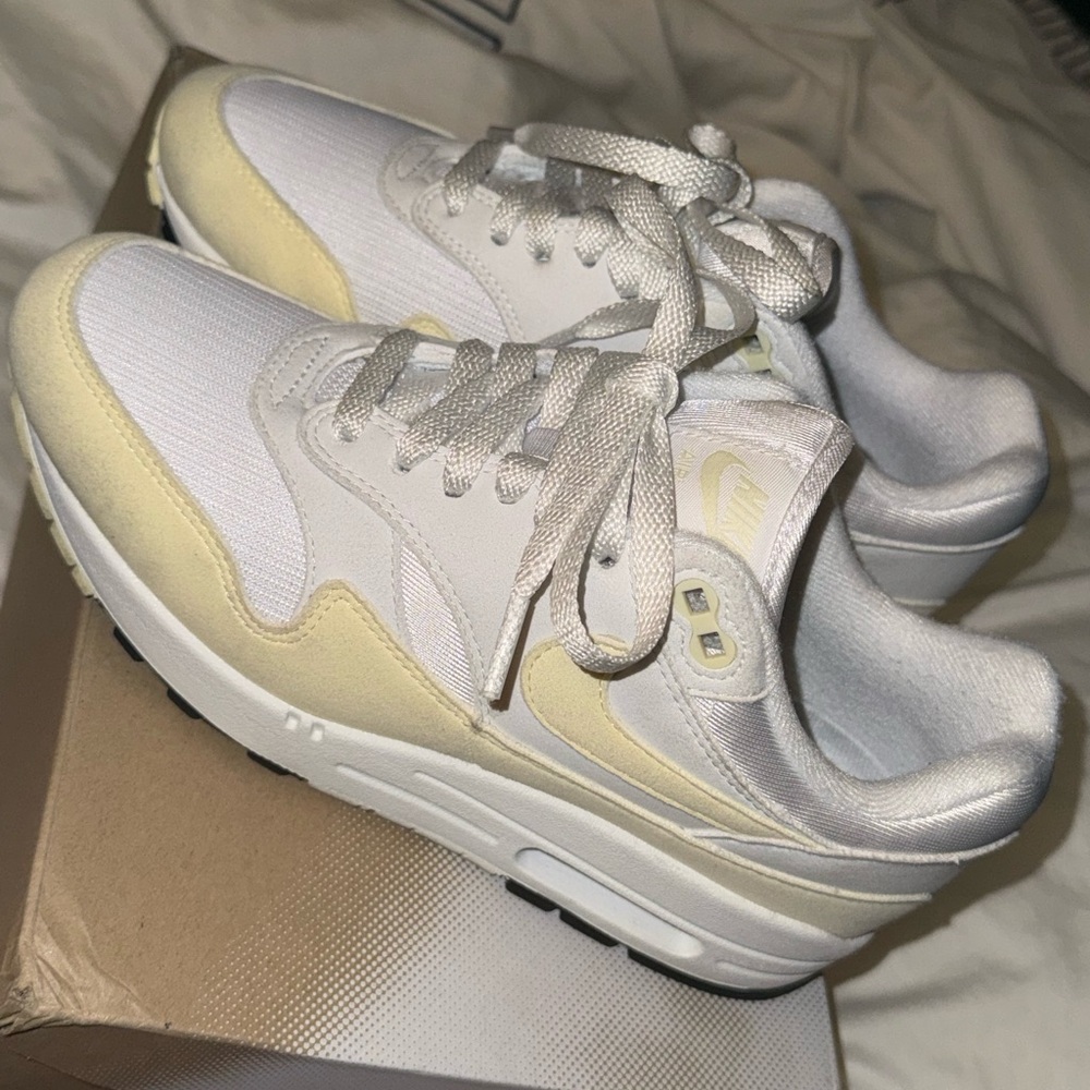 White and Cream Sneakers